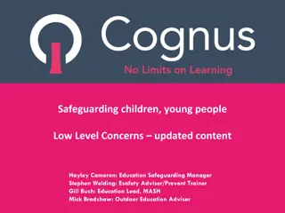 Low-Level Concerns in Safeguarding Children and Young People