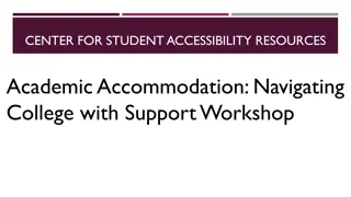 College Accessibility Resources: Academic Accommodations & Legal Framework