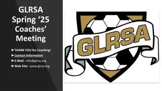 GLRSA Recreational Soccer League Information