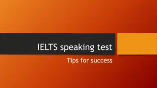 IELTS Speaking Test Tips for Success