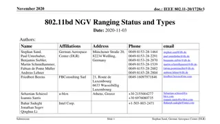 IEEE 802.11bd Next Generation Vehicle Ranging Overview