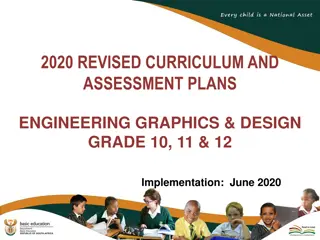 2020 Revised Curriculum for Engineering Graphics & Design Grades 10-12