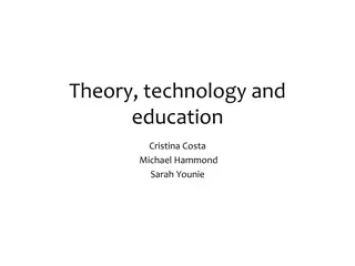 Theory, Technology, and Education: Reflections and Challenges