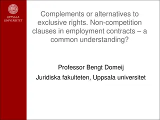 Non-Competition Clauses in Swedish Employment Contracts