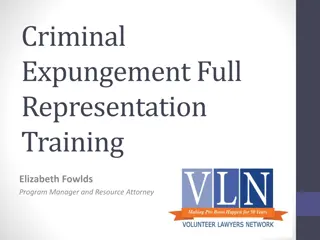 Criminal Expungement: Process, Benefits, and Support Services