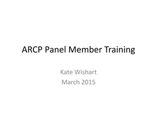 ARCP Panel Member Training Process