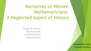 Unveiling Untold Stories: Women Mathematicians' Narratives