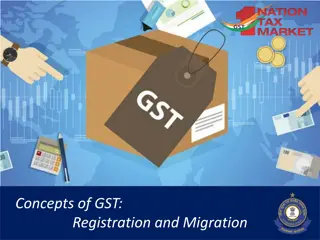 Concepts of GST: Registration and Migration