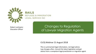 Overview of Regulation Changes for Lawyer Migration Agents