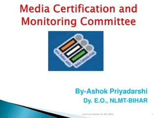 Clearance of Political Advertisements: Regulations and Committees in India