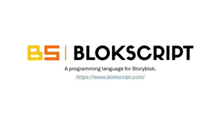 BlokScript: A Solution-Driven Programming Language for Storyblok