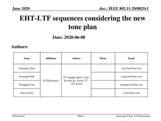 EHT-LTF Sequences Consideration for 320MHz Bandwidth