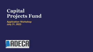 Capital Projects Fund Application Information and Submission Details