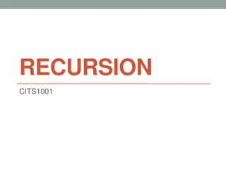 Recursion in Programming
