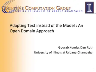 Approaches to Domain Adaptation for NLP Analysis
