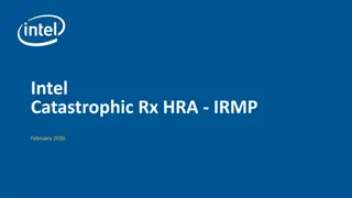 Intel Catastrophic Rx and IRMP in Medicare Part D Plan