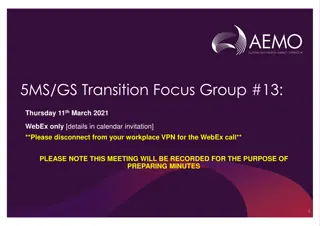 AEMO Competition Law Meeting Protocol for Transition Focus Group #13