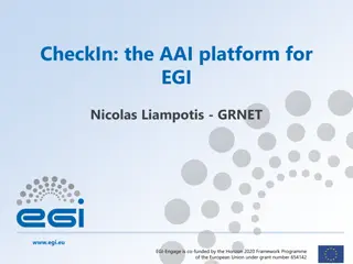 Evolution of CheckIn: AAI Platform for EGI Infrastructure