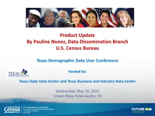 Insights from 2015 Census Test and Economic Data Updates