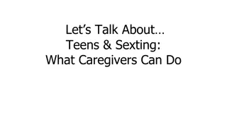 Addressing Teen Sexting: Caregiver Guidance and Concerns