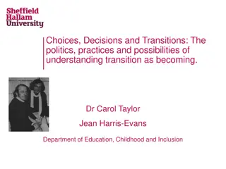 Transition as Becoming in Education: Empirical Insights and Theoretical Frameworks