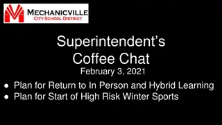 District Return to In-Person Learning Plan and COVID-19 Testing Update