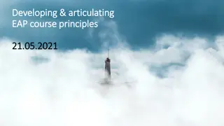 Exploring EAP Course Principles and Interactions with Context