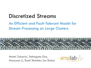 Efficient and Fault-Tolerant Model for Stream Processing