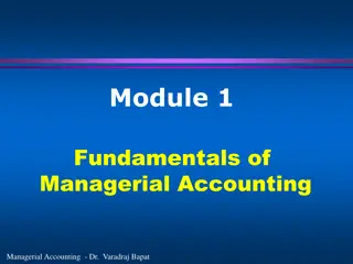 Importance of Managerial Accounting