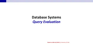 Query Processing in Database Systems: Understanding SQL Query Execution