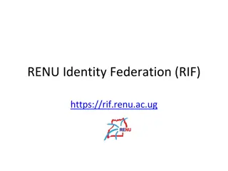 RENU Identity Federation: Empowering Collaboration in Education and Research