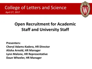 Recruitment Process for Academic and University Staff: Guidelines and Procedures