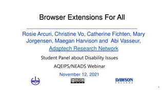 Empowering Students with Disabilities Through Browser Extensions