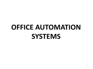 Office Automation Systems Overview and Implementation Guide