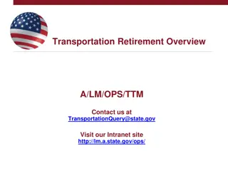 Guide to Transportation Retirement Process: Addresses, Travel Orders, and Contacts