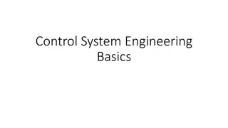 Control System Engineering Basics and Predicting Future States