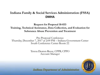 FSSA DMHA Request for Proposal 18-033 Training and Evaluation Details