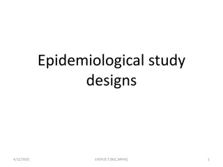 Epidemiological Study Designs: Types and Applications