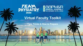 Virtual Faculty Toolkit: Tips, Tricks, and Preparation