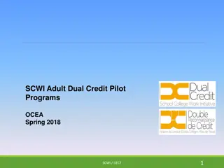 Exploring the Impact of Adult Dual Credit Programs on Educational Pathways
