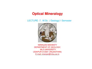 Optical Mineralogy - Path Differences and Accessory Plates