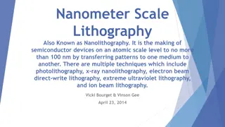 Nanometer-Scale Lithography: Techniques and Components