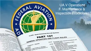 Maintenance and Inspection Procedures for sUAS Operations