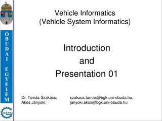 Introduction to Vehicle System Informatics: Key Concepts and Technologies