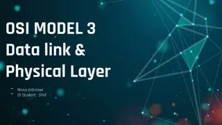 Data Link & Physical Layer Functions in Networking
