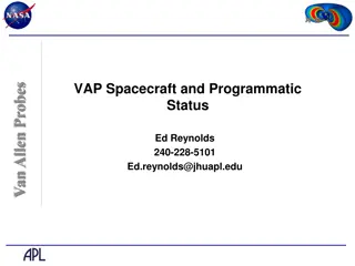 VAP Spacecraft and Programmatic Status - Mission Update