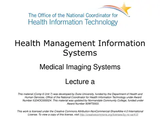 Health Management Information Systems and Medical Imaging Overview