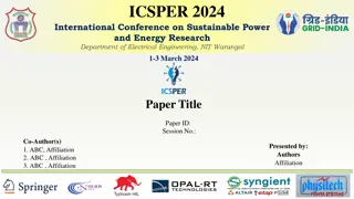International Conference on Sustainable Power and Energy Research 2024