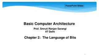 The Language of Bits in Computer Architecture