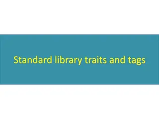 Standard Library Traits and Tags for C++ Developers